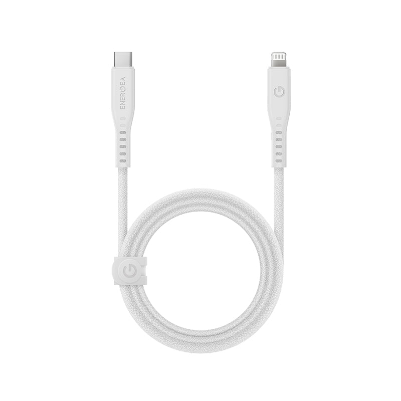 Energea Flow USB C -L 1.5M With MCT Cable (White)