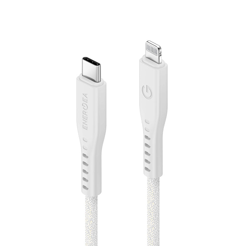 Energea Flow USB C -L 1.5M With MCT Cable (White)