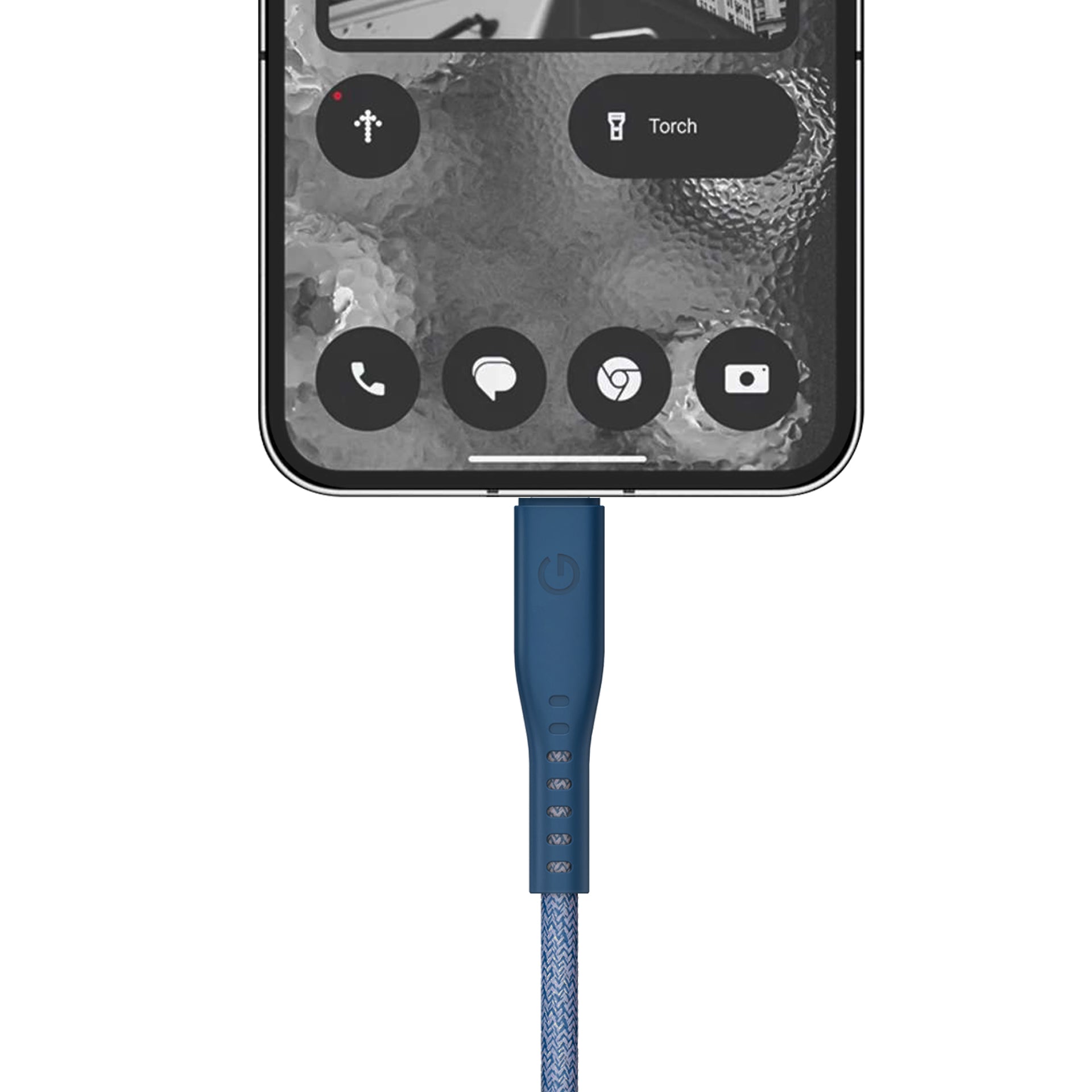 Energea Flow 240W USBC-C 1.5m Cable w Cable Tie (Blue)