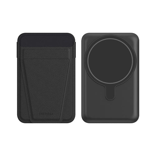 Energea Magwallet Card 10000mAh Power Bank with Card Slot (Black)