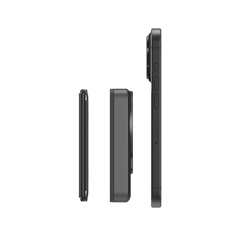 Energea Magwallet Cash 10000mAh Power Bank with Card Slot and Coin Pouch (Black)