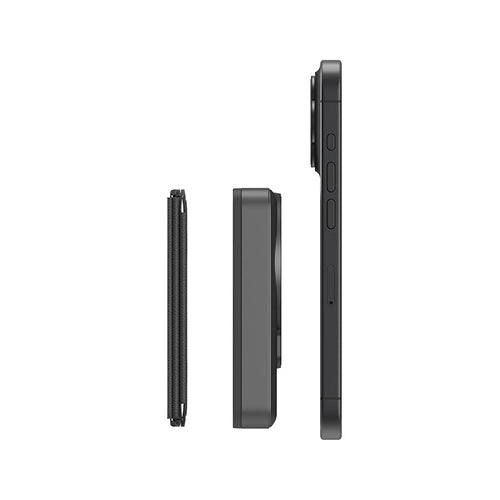 Energea Magwallet Cash 10000mAh Power Bank with Card Slot and Coin Pouch (Black)