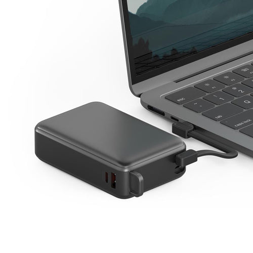 Energea Compac Ultra 67 20000mAh PD67W Power Bank with Build in C Cable