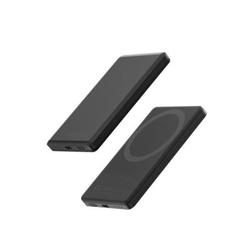 Energea Alupac Mini 5000mAh Magnetic Wireless Power Bank (Gunmetal)