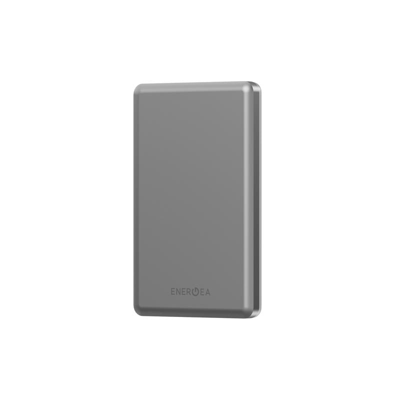 Energea Alupac Mini 5000mAh Magnetic Wireless Power Bank (Titanium)