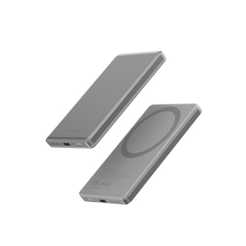 Energea Alupac Mini 5000mAh Magnetic Wireless Power Bank (Titanium)