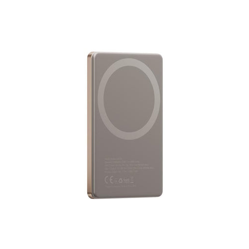 Energea Alupac Mini 5000mAh Magnetic Wireless Power Bank (Gold)