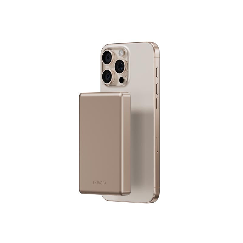 Energea Alupac 10000mAh Magnetic Wireless Power Bank (Gold)