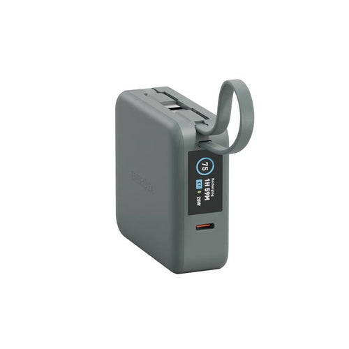 Energea MagPac Mini Plus 10000mAh Magsafe Power Bank with Build in C Cable (Green)