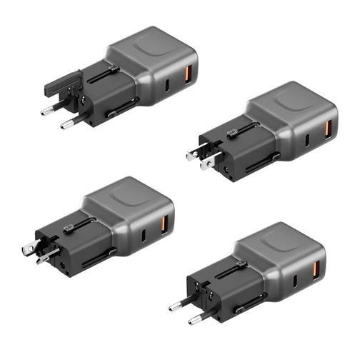 Energea TravelGo 35W Travel Adapter (Gunmetal)