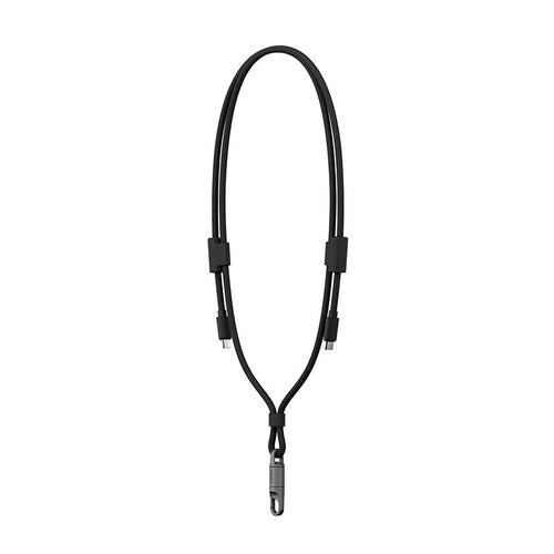 Energea Lasso Lanyard C-C Cable 480Mbps 240W With Lanyard Card 1.5M (Black)