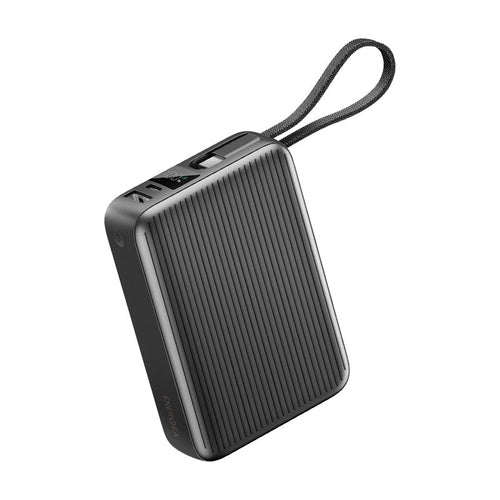 Energea Integra Ultra 45 PD45W 20000mAh Powerbank with Built In USB-C Cable (Gunmetal)
