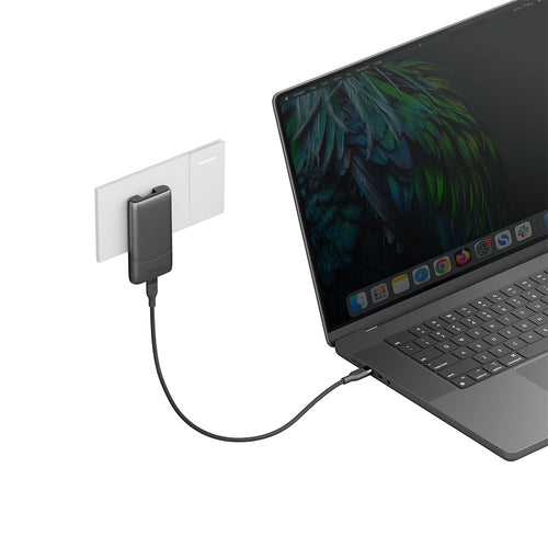 Energea TravelWorld Edge 65, 2C PD/PPS/QC3.0 Wall Charger,65W (US+UK+EU) - Gun