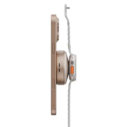 Energea Magduo ARC 2-in-1 Phone And Watch Charger With Retractable Cable (Gold)