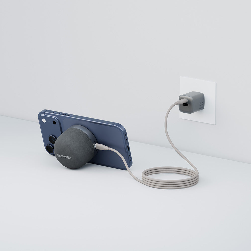 Energea MagAudio Go Plus Qi Portable Magsafe Speaker with Lanyard