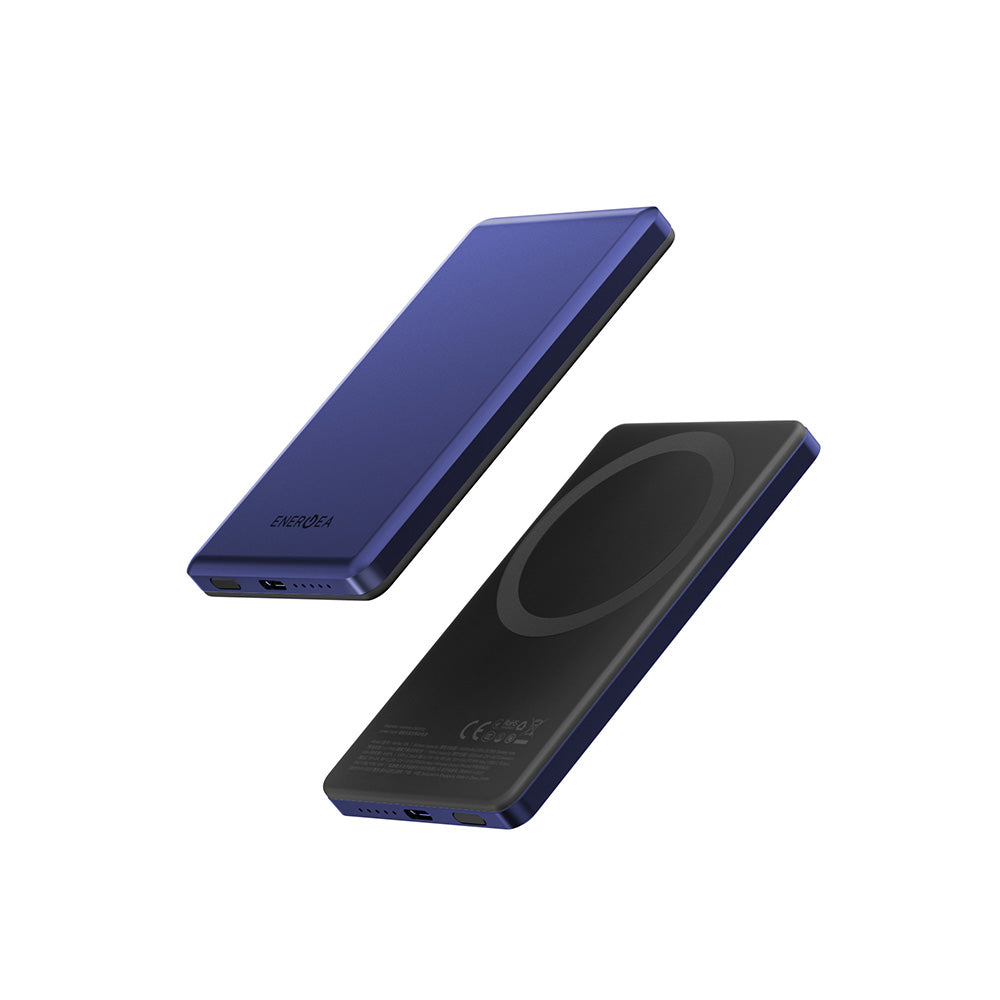 Energea Alupac Mini CCC 5000mAh Magsafe Compatible Power Bank (Indigo Blue)