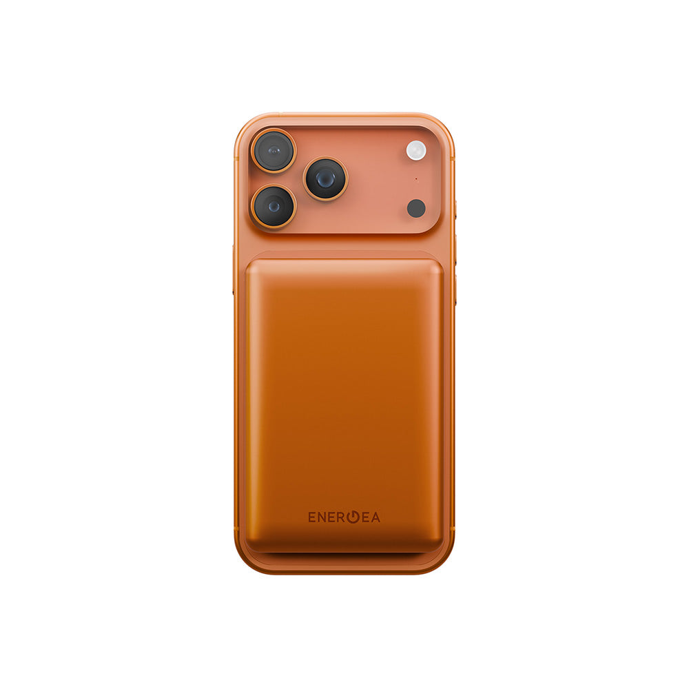 Energea Alupac 10K Ultra-Light Aluminium Magsafe Power Bank (Orange)