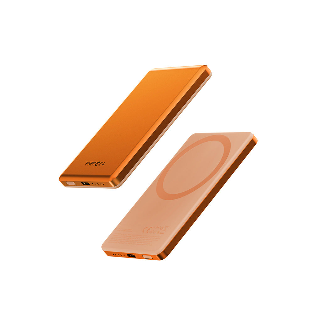 Energea Alupac Mini CCC 5000mAh Magsafe Compatible Power Bank (Orange)