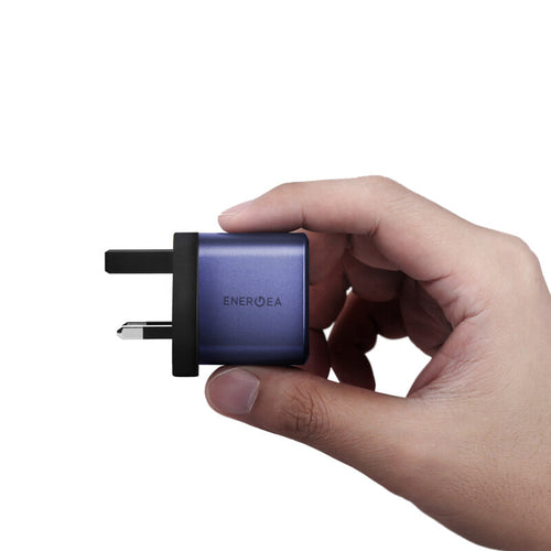 Energea AmpCharge 45 AVS Wall Charge 45W With Max 60W (UK) - Indigo Blue