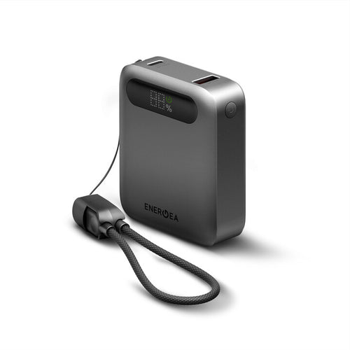 Energea Compac Loop 10K Power Bank with USB-C Cable Strap (CCC Certified)