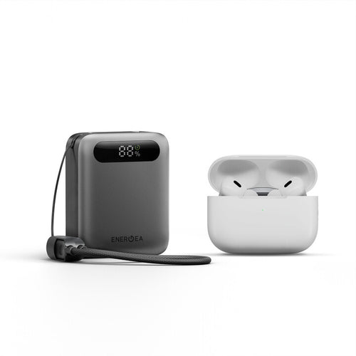 Energea Compac Loop 10K Power Bank with USB-C Cable Strap (CCC Certified)