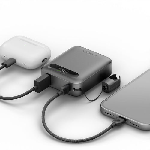 Energea Compac Loop 10K Power Bank with USB-C Cable Strap (CCC Certified)