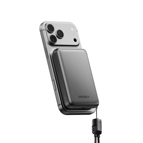 Energea MagPac Loop 10K MagSafe Power Bank with USB-C Cable Strap (CCC Certified)