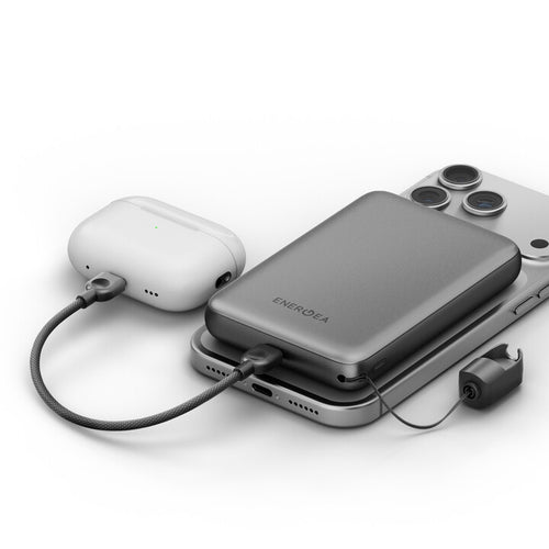 Energea MagPac Loop 10K MagSafe Power Bank with USB-C Cable Strap (CCC Certified)