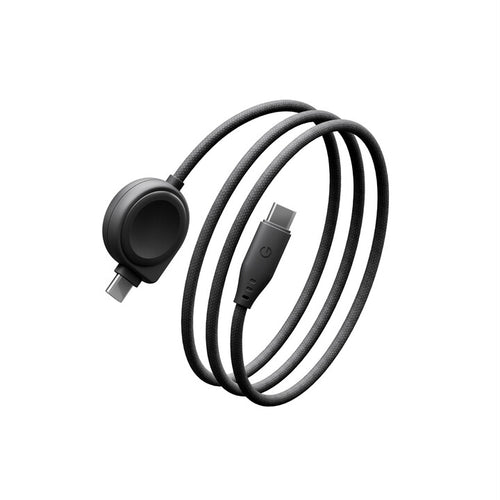 Energea Flow Duo Watch 2-in-1 C-C Samsung Watch Cable 60W 1.5M - Black