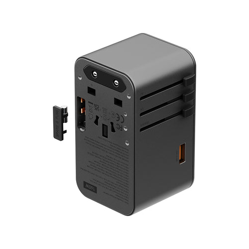 Energea TravelWorld Adapter GaN160 1A3C 160W - Gunmetal
