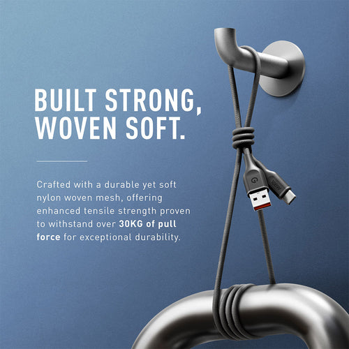 Energea Flow Core USB-A To USB-C Universal Fast Charge Braided Cable 1.5M