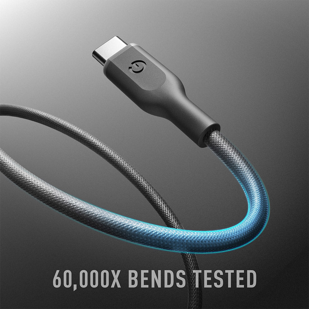 Energea Flow Core USB-C to USB-C Universal Fast Charge Braided Cable 1.5M