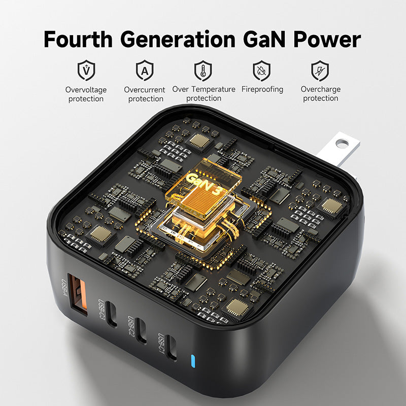 Griffin PowerBlock 100W GaN Wall Charger (Travel Ready)