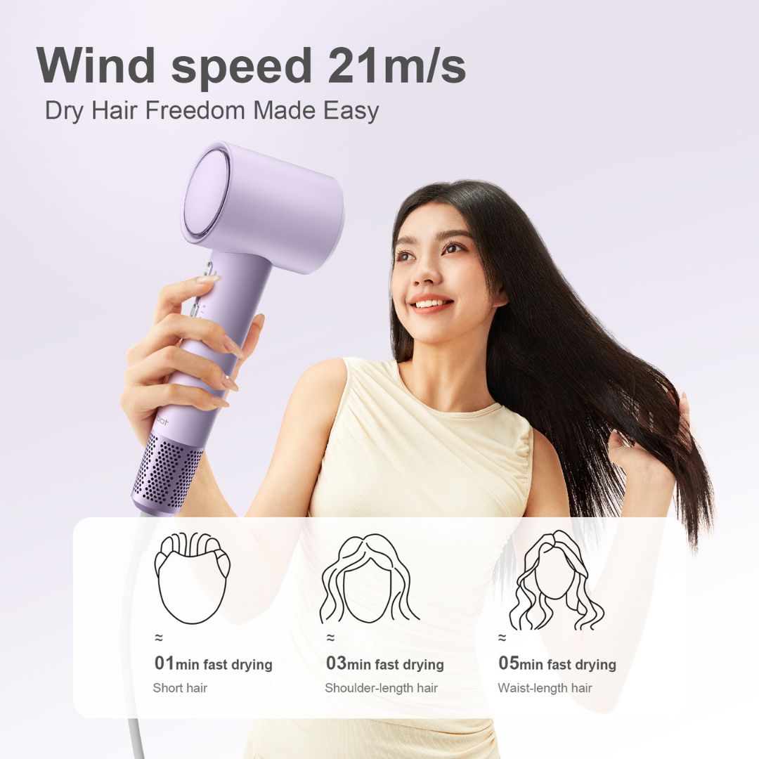Airbot Aria Lite High Speed Hair Dryer White