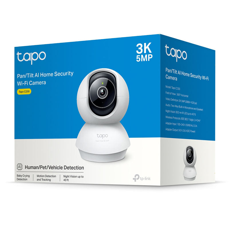 [Challenger Exclusive] TP-Link Tapo C230 Pan/Tilt AI Home Security Wi-Fi Camera