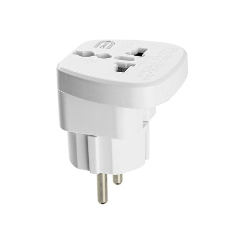 Daiyo DE205 2-Prong with Earth European Traveller Adaptor