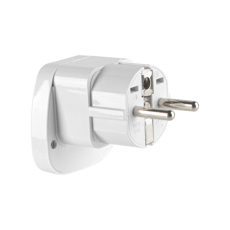 Daiyo DE205 2-Prong with Earth European Traveller Adaptor