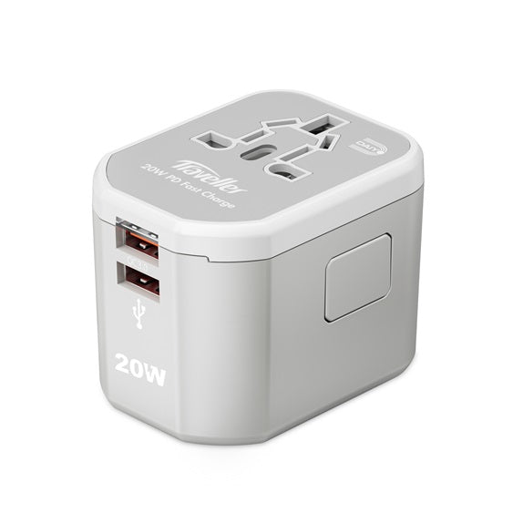 Daiyo DE321 PD20W 1C+ 2A Traveller Multi Universal Adaptor (White)