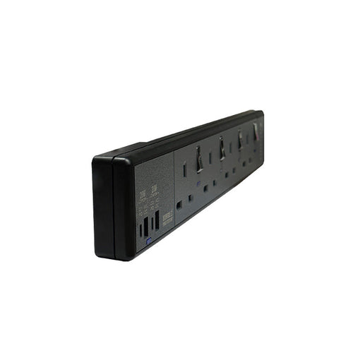SoundTeoh PS-422C 4Way 2M USB A+C QC Extension (Black)