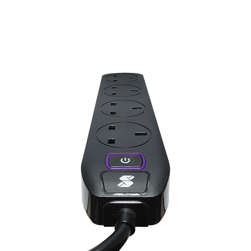 SoundTeoh MS-411 4Way 0.8M Extension (Black)