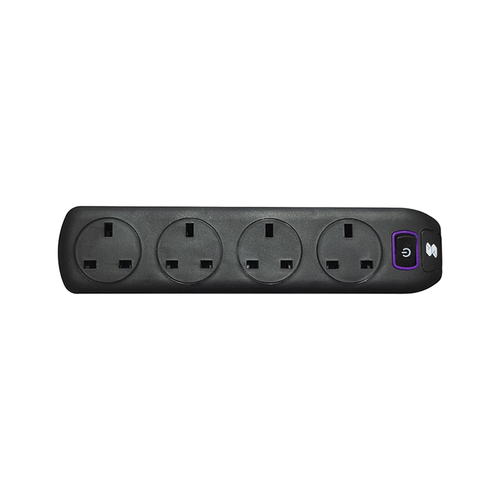 SoundTeoh MS-411 4Way 0.8M Extension (Black)