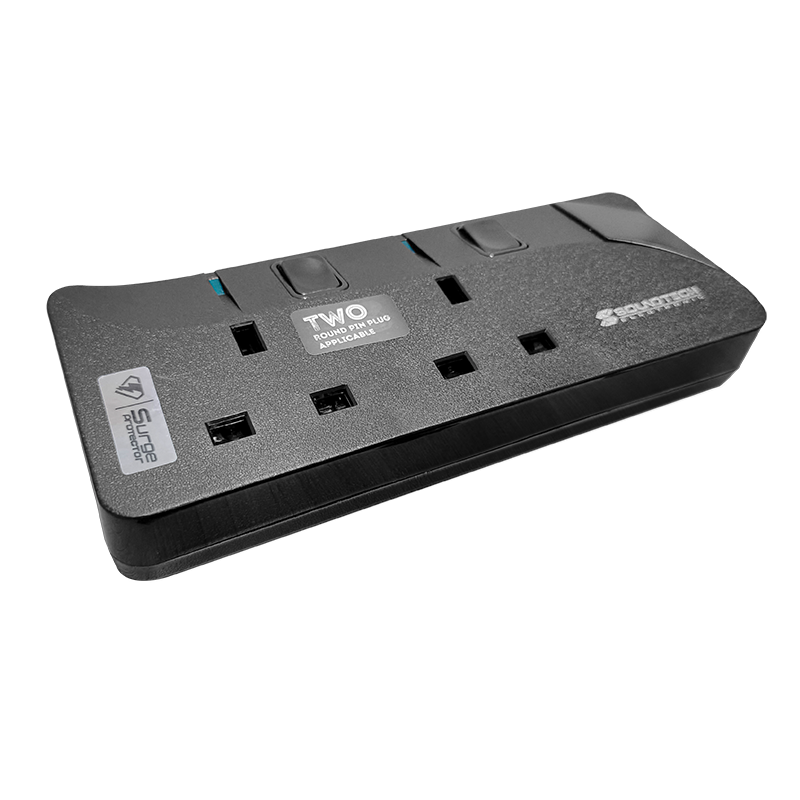 SoundTeoh PS-002A 2Way 3M Extension Socket (Black)
