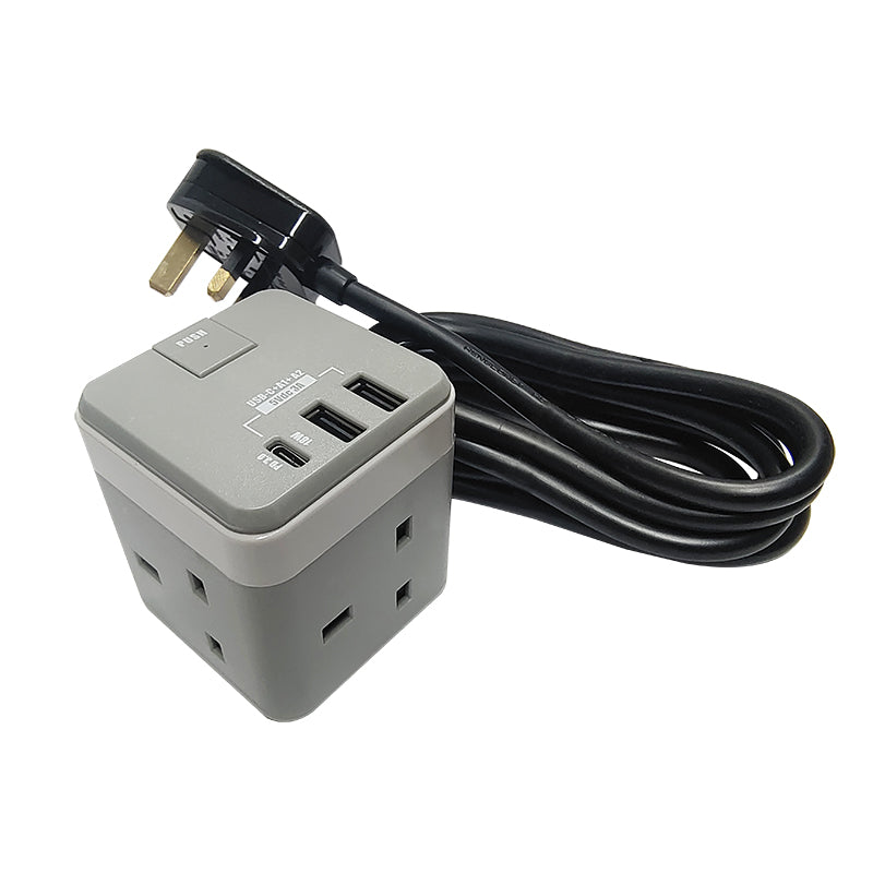 SoundTeoh CES-889 (DG) Power Cube (Dark Grey)