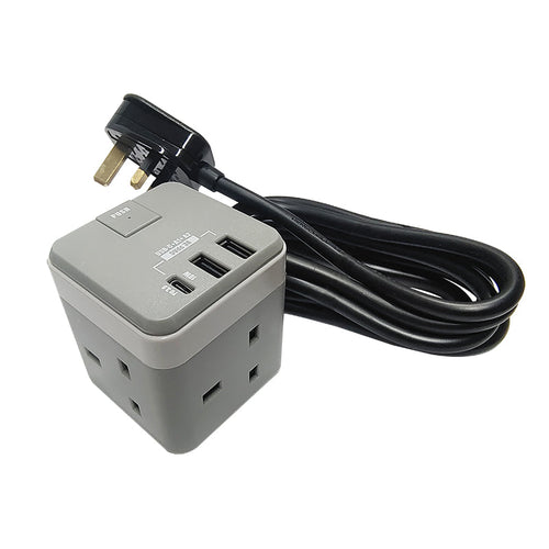 SoundTeoh CES-889 (DG) Power Cube (Dark Grey)