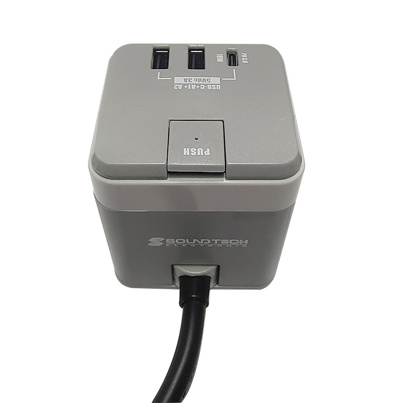 SoundTeoh CES-889 (DG) Power Cube (Dark Grey)