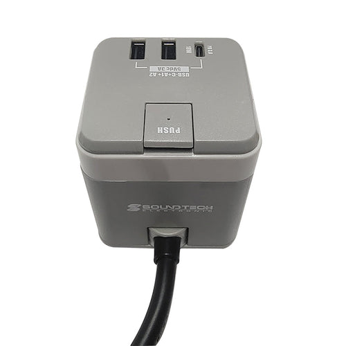 SoundTeoh CES-889 (DG) Power Cube (Dark Grey)