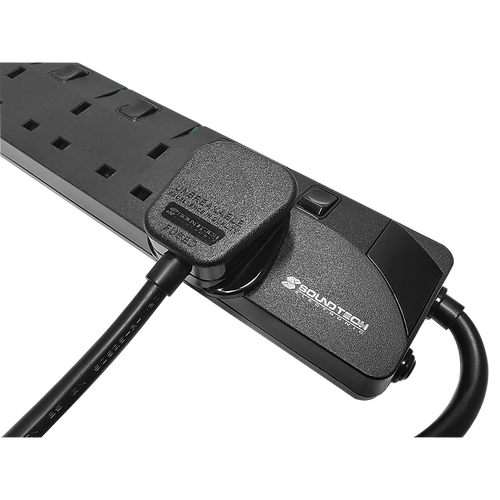 SoundTeoh PS-006A/6MBK 6Way 6M Extension(Black)