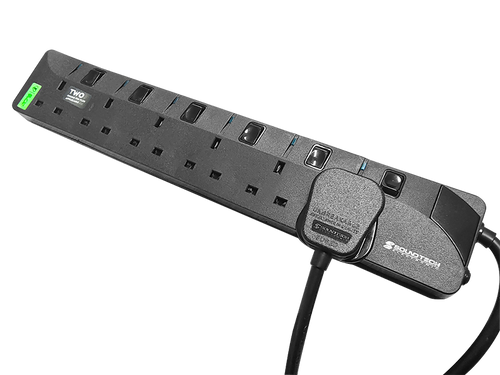 SoundTeoh PS-006A/6MBK 6Way 6M Extension(Black)