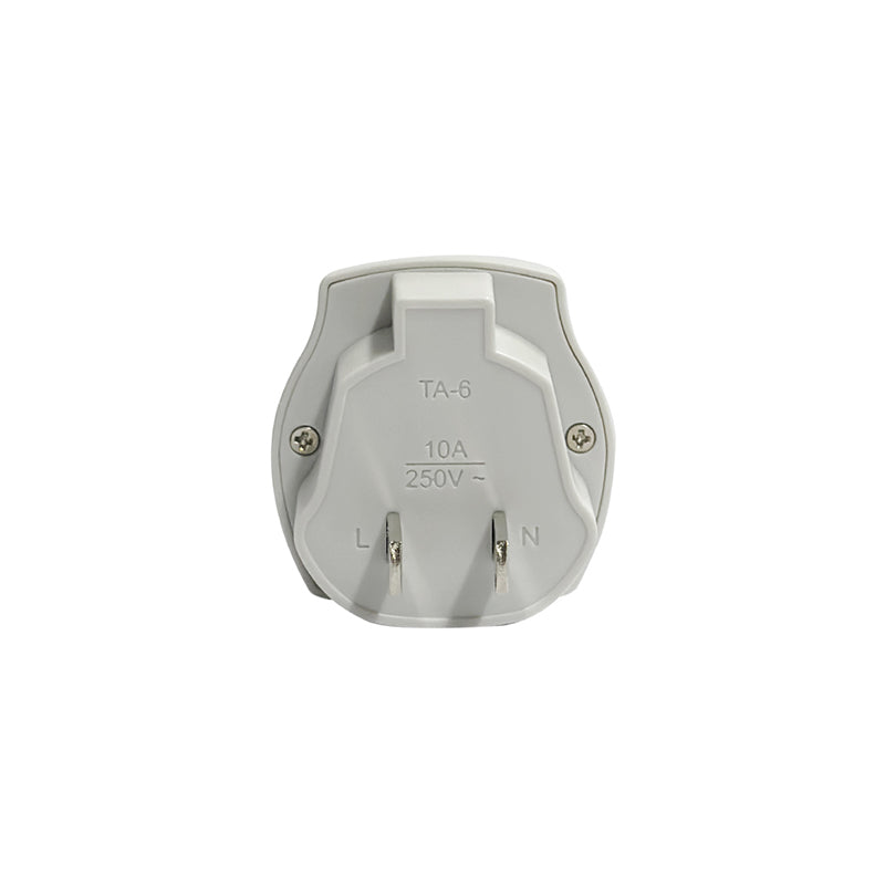 SoundTeoh TA-6 Travel Adaptor with Safety Shutter