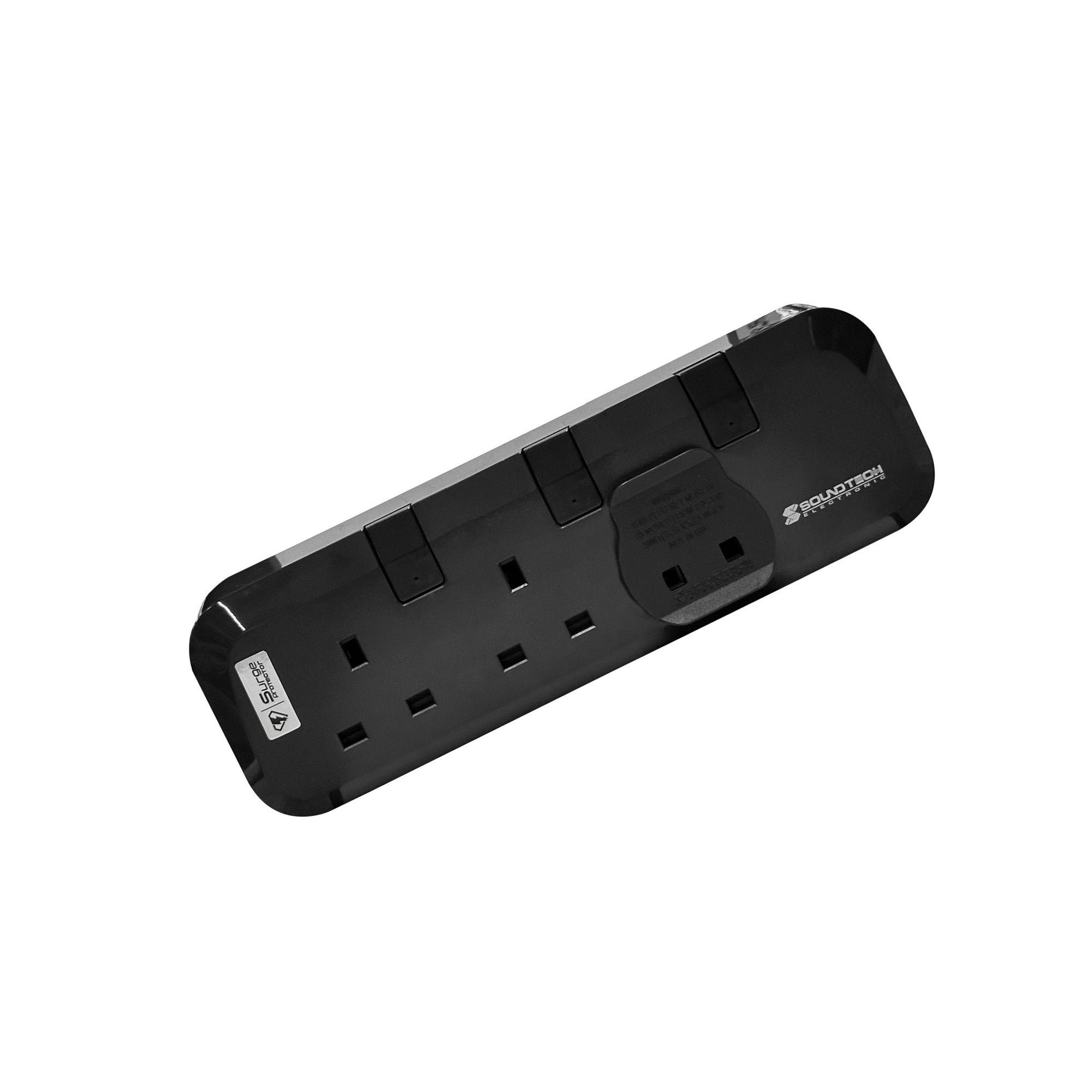 SoundTeoh PS-33 3Way Extension with Power Indicator 3M (Black)